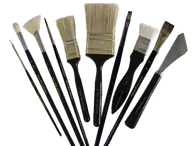 oil painting brushes